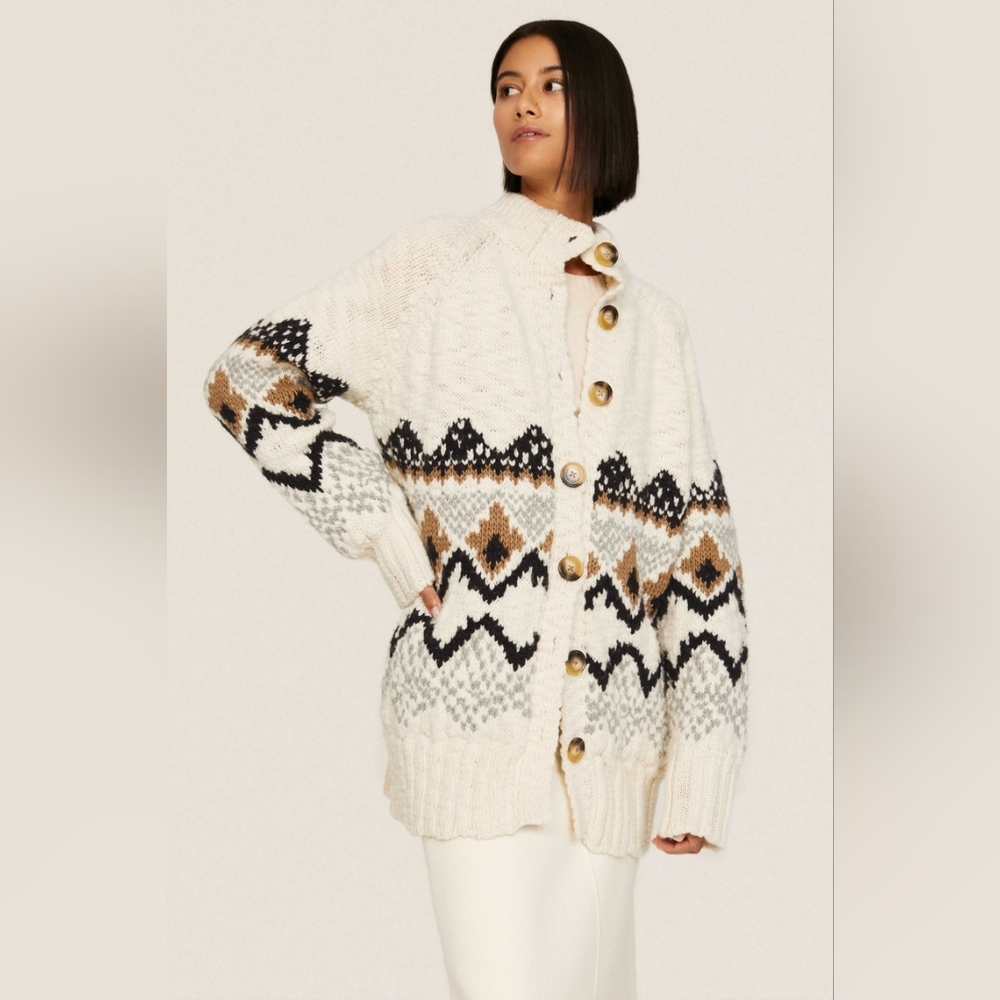 Vanessa Bruno Vivi Patterned Cardigan